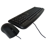 Combo Teclado Y Mouse Con Cable